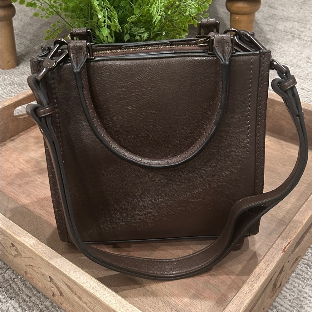Calvin Klein Moon Logo Shoulder Bag In Java - Picture 4 of 8